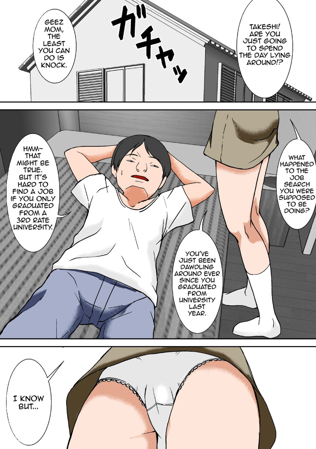 Hentai Manga Comic-Hey! What Are You Doing Making a Pass at Your Mother!-Read-254